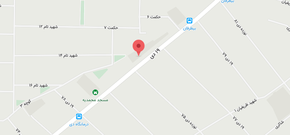 موقعیت املاک پارسه قم روی نقشه