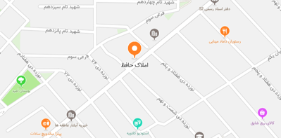 موقعیت املاک حافظ قم روی نقشه