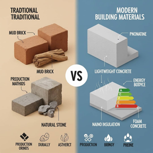 تفاوت مصالح سنتی و مدرن
