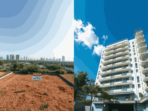 زمین با مجوز ساخت