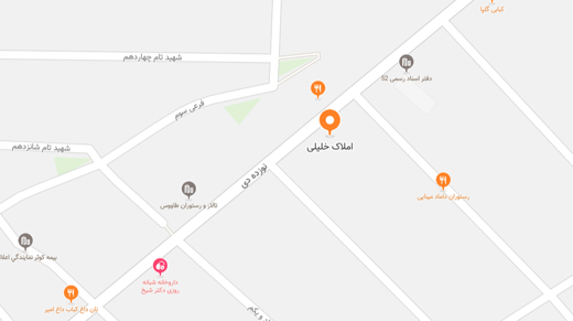 موقعیت املاک خلیل باجک قم روی نقشه