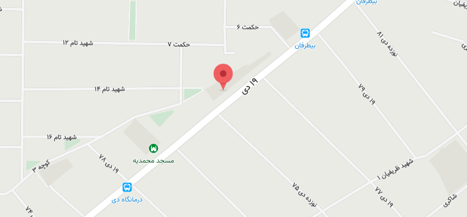 موقعیت املاک پارسه قم روی نقشه