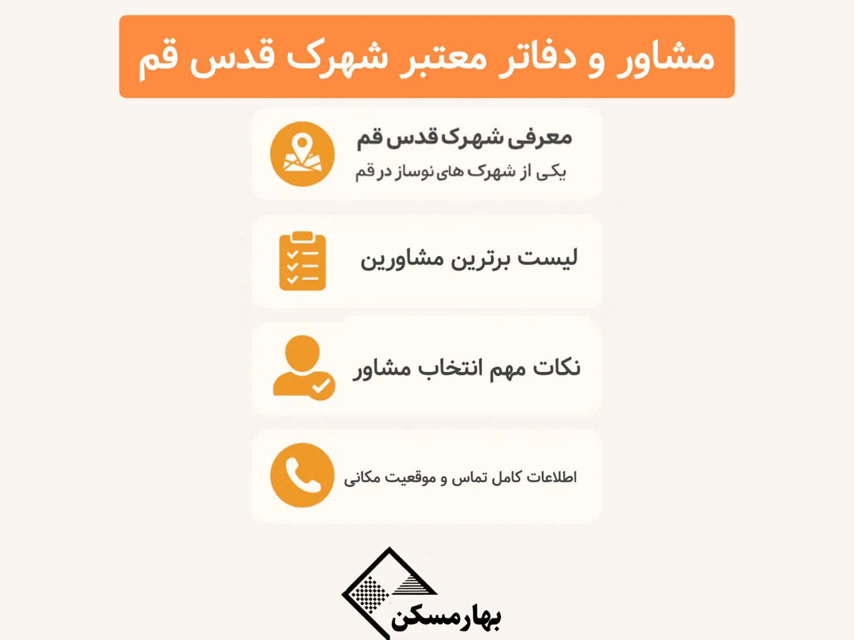آژانس املاک در شهرک قدس قم | لیست برترینها